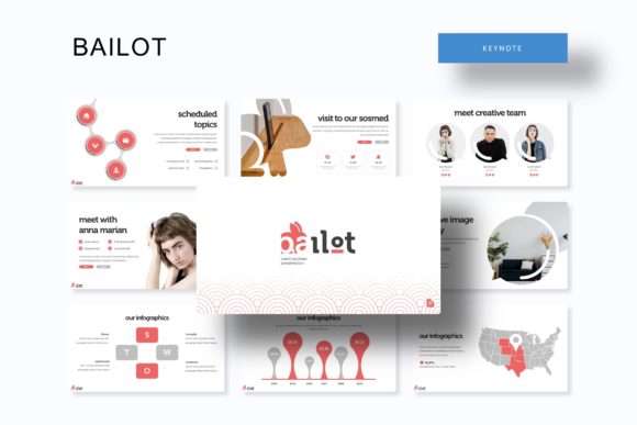 Bailot Keynote Template: 150+ Slides for Polished Presentations