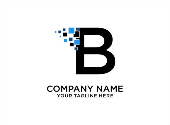 Crafting a Modern Identity with a Digital Letter B