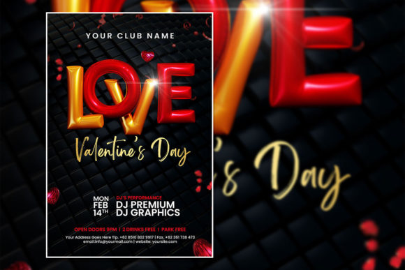 Create a Stunning Valentine's Event with a Modern Flyer Template