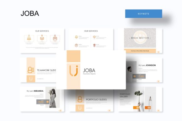 Joba Keynote Template: 150+ Slides for Impactful Presentations