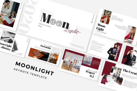 Moonlight Keynote Template: A Premium Design Asset for Modern Presentations