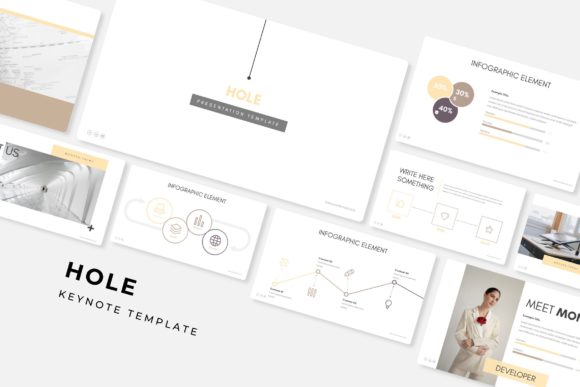 Professional Presentations with Hole Keynote Template