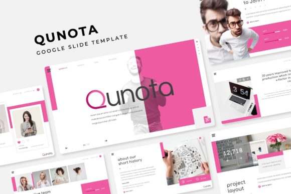 Qunota Google Slide Template: Elevate Your Presentations