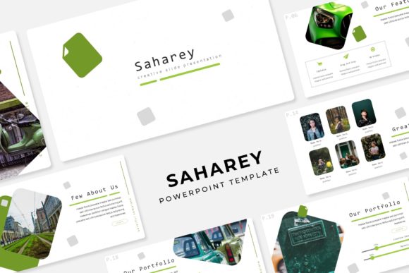 Saharey Power Point Template: Crafting Polished Presentations