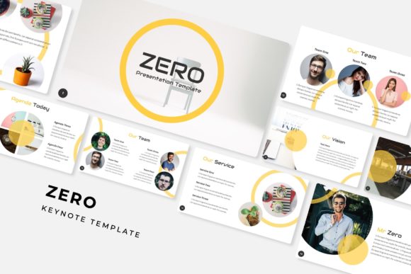 Zero Keynote Template: A Versatile Design Asset