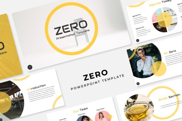 Zero Power Point Template: Modern Design Flexibility